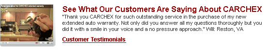 What our customers are saying about CARCHEX